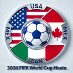 2026年世界杯主办国美国加拿大墨西哥联合标志