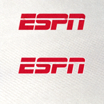 ESPN体育电视网络Logo - 红色字母设计